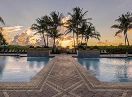 奥希阿纳帕姆斯万豪酒店，位于棕榈滩海岸Riviera Beach Municipal Marina附近的酒店