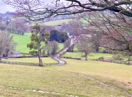 4 beautiful stone built barns sleeping 17 people，位于Llangwm-isaf的带停车场的酒店