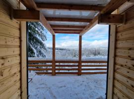 Bieszczadzki Zagajnik，位于莱斯科的带泳池的酒店