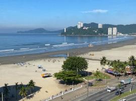 Apartamento Frente à Praia Santos，位于桑托斯的酒店