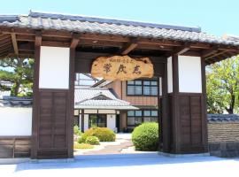 萩之宿巴旅馆，位于萩市太鼓谷稻成神社附近的酒店