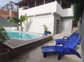 Casa Índigo- Piscina e Praia em Jacaraípe - 11 hospedes，位于亚卡拉伊比的度假短租房