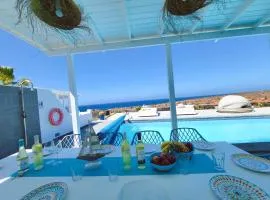 Villa Sunset Paradise with panoramic sea view, first line, sunsets