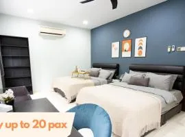 Spacious 5 Bedroom Holiday Home Perfect for Gatherings BBQs Rumah Holiday Big 5BR House for 20 Guests - Ideal for Family Celebrations 宽敞整栋别墅 5 间大房间 20人 家庭聚会 生日派对 烧烤聚会
