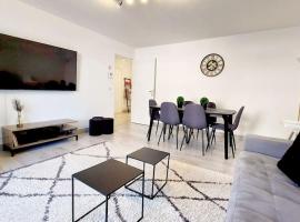 Cosy Home 2, Cergy Le Haut, 6 personnes, 3 min gare, 30 min Paris, parking privé，位于塞尔吉的酒店