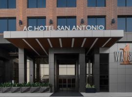 AC Hotel by Marriott San Antonio Riverwalk，位于圣安东尼奥圣安东尼奥市中心 - 河滨步行道的酒店
