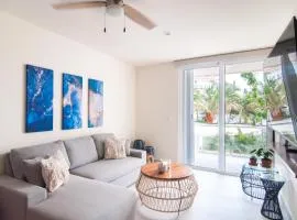 Ground level Garden condo at Akumal south by TAO Santamar