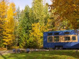 Modern Private Tiny House in the Forest，位于Slocan的小屋