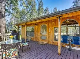 9 Mi to Bass Lake Cabin with Fire Pit in Wishon!