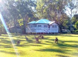 Lake Weyba Noosa Lodge & Kangaroos，位于佩里吉安比奇的高尔夫酒店