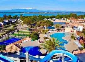 Mobil-home à 100m des plages - tout équipé - 8 pers - Camping Siblu 4 étoiles