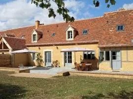 Longère percheronne 17ème siècle avec jardin, près forêt, animaux acceptés - FR-1-497-77