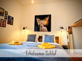Uhlpartment - Romantisches Apartment im Zentrum，位于于尔岑Hundertwasser Station, Uelzen附近的酒店