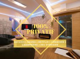 Le Spa de la Cathédrale - Jacuzzi - Sauna - Champagne - Netflix - Wifi，位于特鲁瓦的酒店