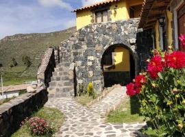 Lodge Mirador San Antonio- Colca，位于Coporaque的木屋