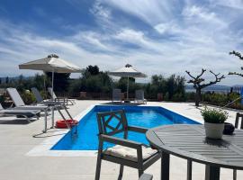 Villa Evàlia - Private Villa With Pool -Malakonda ,Eretria ,Greece，位于埃雷特里亚埃吉欧乔治斯阿马修道院附近的酒店
