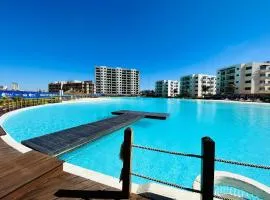 alberca tipo playa,10 min de la playa by G P S rentas