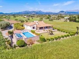 3 bedrooms villa with sea view private pool and enclosed garden at Alcudia 3 km away from the beach