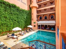 Hotel Oudaya & Spa，位于马拉喀什Gueliz的酒店