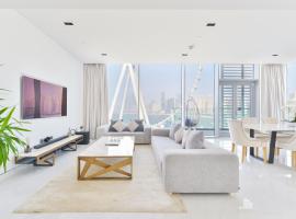 Spectacular 3 BR condo with maids room facing the Dubai Eye