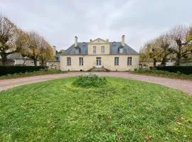 Large castle with garden near Caen