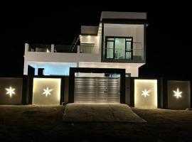 استراحة المرجانalmarjan chalet，位于Ḑibāb的木屋