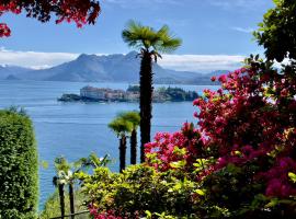 Appartamento vista Lago, giardino spiaggia a Stresa vista Isole Borromee e Golfo Borromeo - STRESAFLAT，位于斯特雷萨的酒店