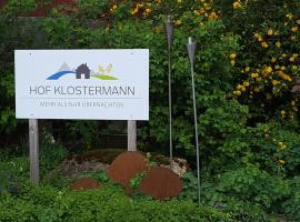 Hof Klostermann，位于黑森奥尔登多夫的公寓