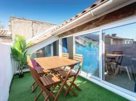Appartement terrasse Duplex climatisé au cœur de Beziers