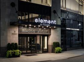 Element Detroit at the Metropolitan，位于底特律共济会会所剧院附近的酒店