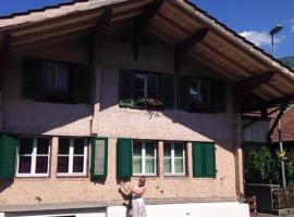 Cosy apartment in heritage protected swiss chalet，位于Matten的酒店