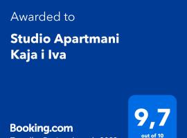 Studio Apartmani Kaja i Iva，位于锡尼的舒适型酒店