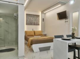 Modern Studio for Two, Mytilene Lesvos，位于米蒂利尼塞奥菲洛斯博物馆附近的酒店