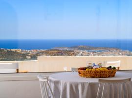 Althea Villa by breathtaking view，位于阿基欧斯尼古拉斯的乡间豪华旅馆