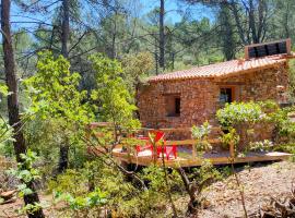 Cabane des pachous，位于Tourves的山林小屋