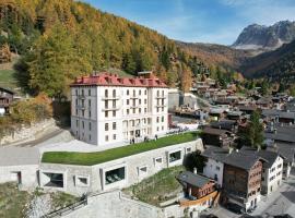 Grand Hotel du Cervin - Auberge de jeunesse wellness，位于圣吕克的滑雪度假村