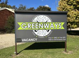 Greenways Holiday Units，位于托克姆沃尔托克姆沃尔高尔夫俱乐部附近的酒店