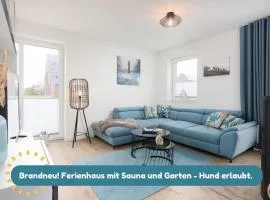 Tortuga - Neues Ferienhaus für 6 Personen mit Sauna, Kamin,Garten, Hund erlaubt