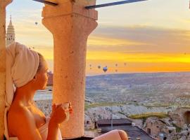 Alice in Cappadocia，位于乌奇希萨尔的带停车场的酒店