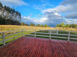 Cabaña en Chacao Viejo, Chiloé - Tranquilidad y Frente al mar，位于安库德的乡村别墅