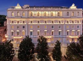 罗马万豪弗罗拉大酒店，位于罗马威尼托大街的酒店