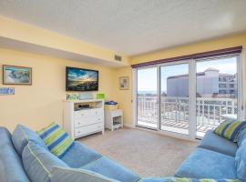 1B/1B condo with Ocean views, Resort style, Free WIFI, Few steps to the Beach!!，位于威尔伍德克拉斯特的公寓