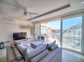Seaside apartment in the heart of Xlendi Gozo，位于克伦蒂的海滩短租房