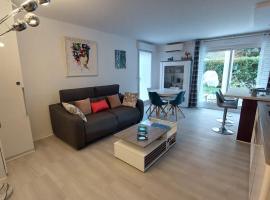 Charmant Appartement r&eacute;sidentiel avec Terrasse, Jardin Privatif et Piscine &agrave; Cannes