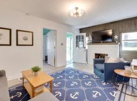 Walk to Lake Nautical Akron Cottage with Deck!