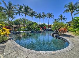 Luxe Maunalani Resort Condo with Pool and Beach Access，位于瓦克拉的海滩酒店