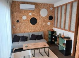 Location Studio indépendant avec terrasse ,les vignes d'élian，位于雅莱地区圣梅达尔的公寓