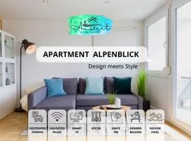 Auszeit Apartment ALPENBLICK mit großem, beheizten Indoor-Pool - atemberaubendes Alpenpanorama, Sonnenbalkon, schnelles Internet, kostenloser Parkplatz, für bis zu 3 Personen