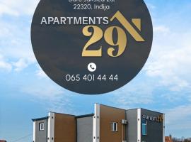 Apartments 29，位于Inđija的酒店