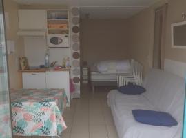 Studio cabine à 200m de la plage sainte Cécile，位于卡米尔斯的公寓